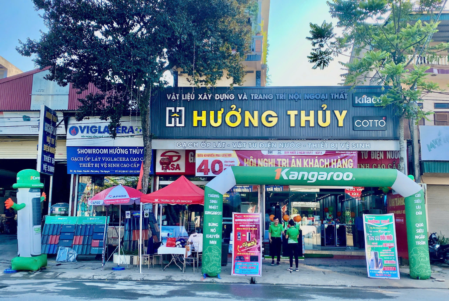 [Thái Nguyên] Đối tác HƯỞNG THỦY: Chuyên VLXD và Trang trí Nội - Ngoại thất tại Phú Lương, Thái Nguyên