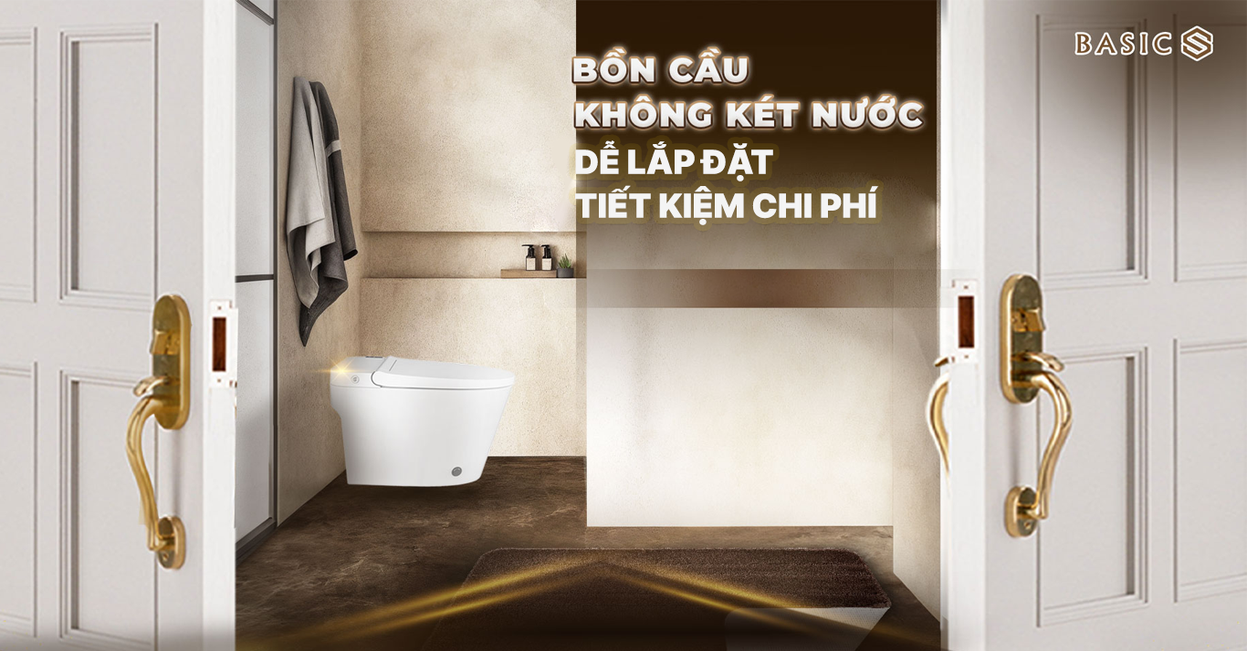 Bồn cầu chăm sóc NEO JET dễ lắp đặt, tiết kiệm chi phí