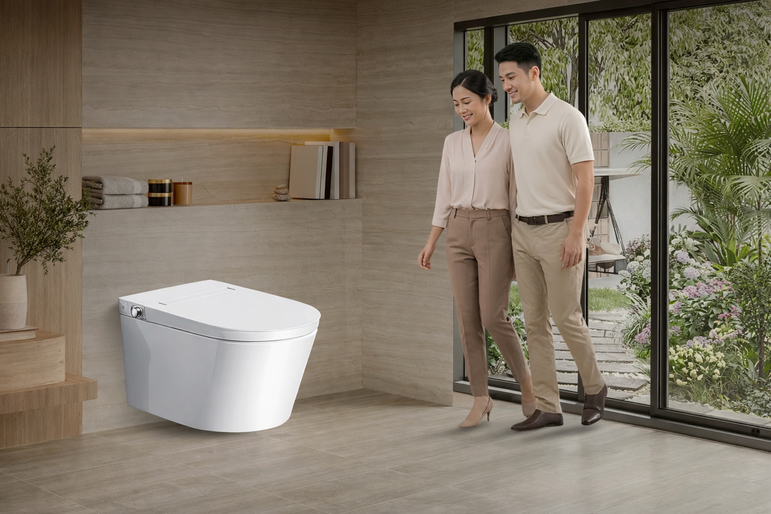 Vì sao bồn cầu treo tường NEO JET 500 không cần két nước vẫn xả mạnh?