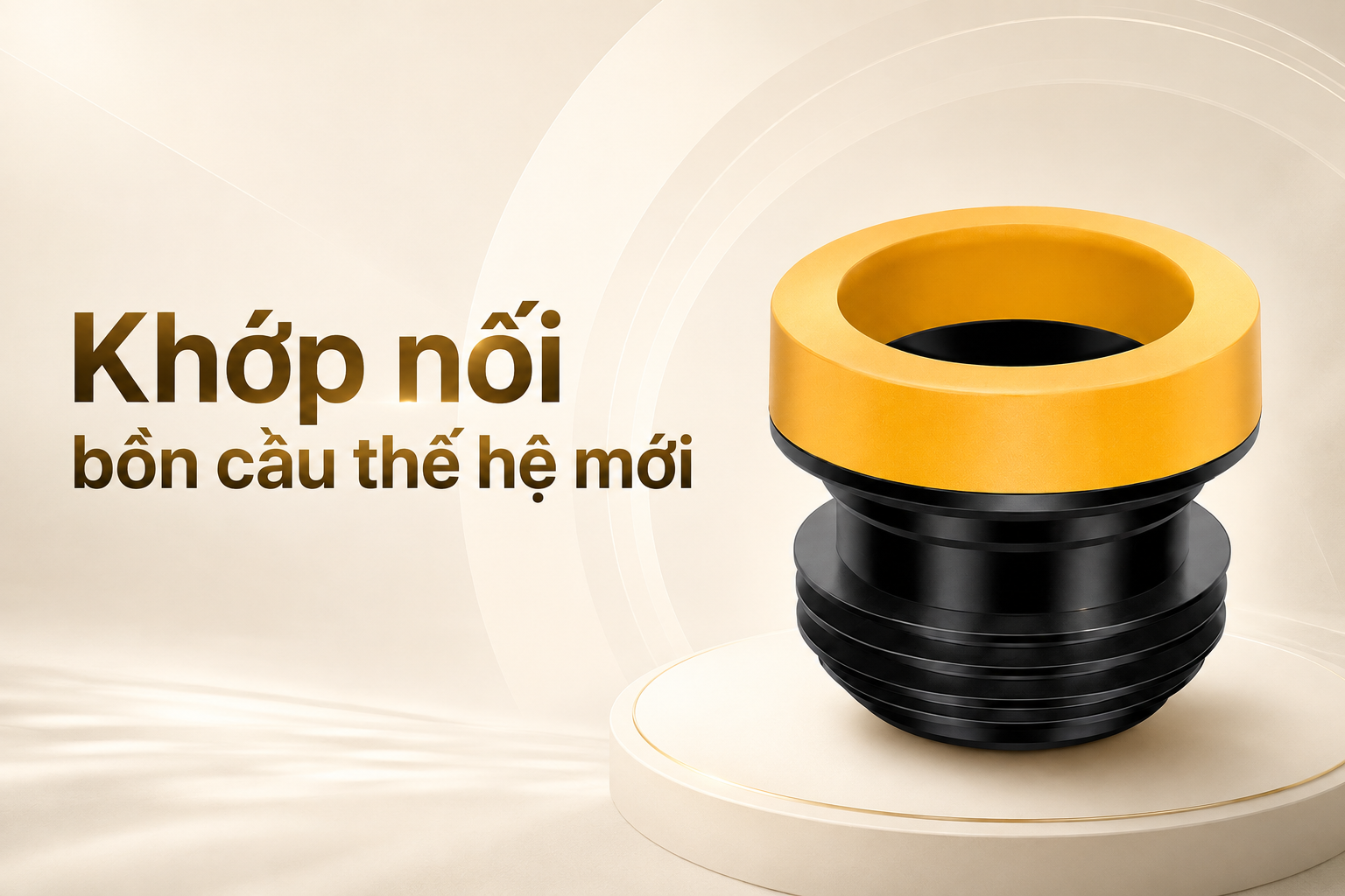 Khớp nối thế hệ mới BASIC: Chi tiết nhỏ giúp lắp đặt bồn cầu chuẩn hơn