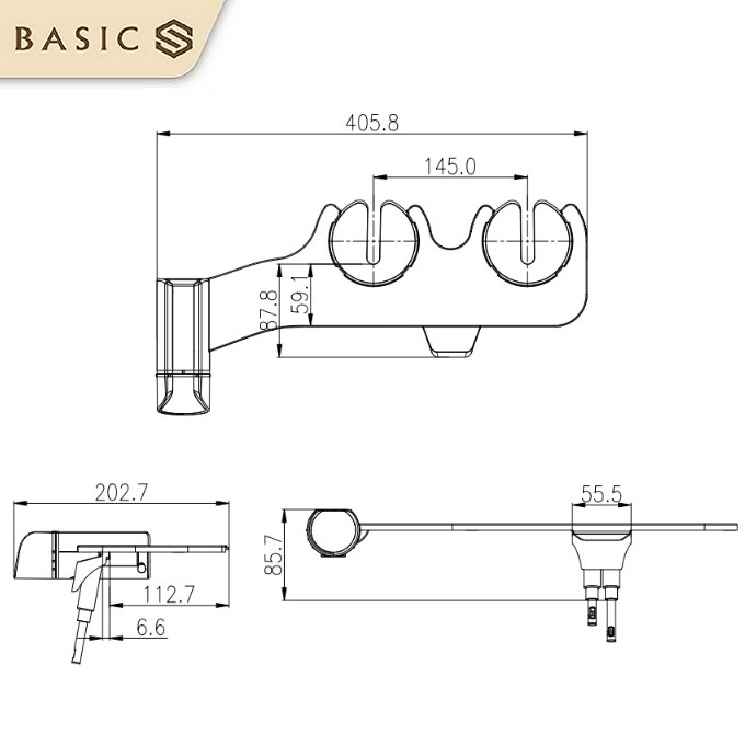 Thông số kỹ thuật của vòi rửa BP-560