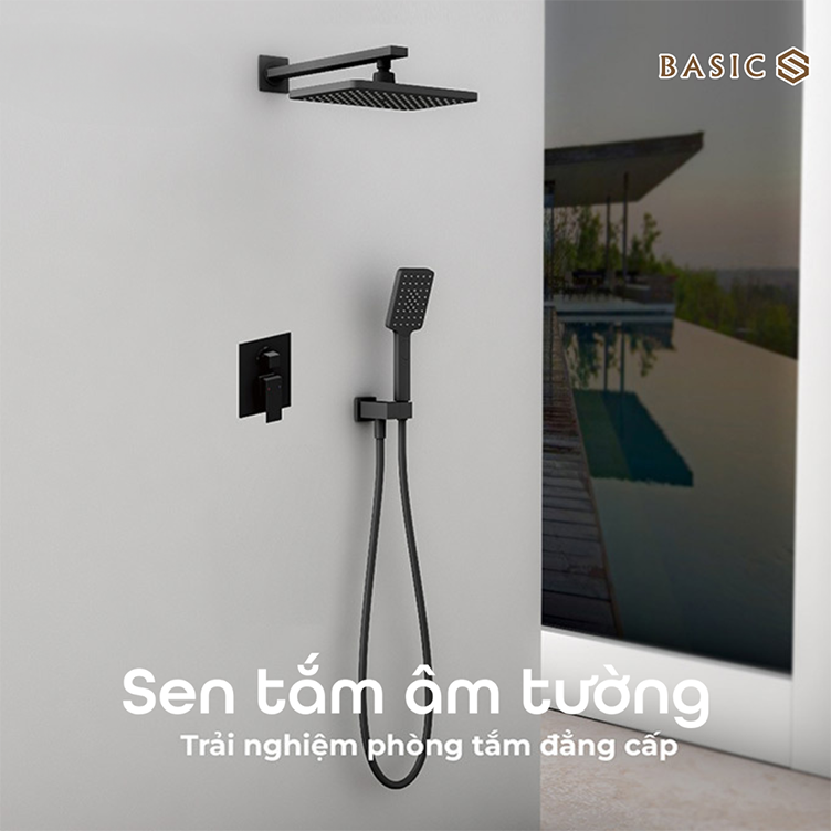 Sen tắm âm tường là gì? Bộ sen tắm âm tường mới nhất 2025